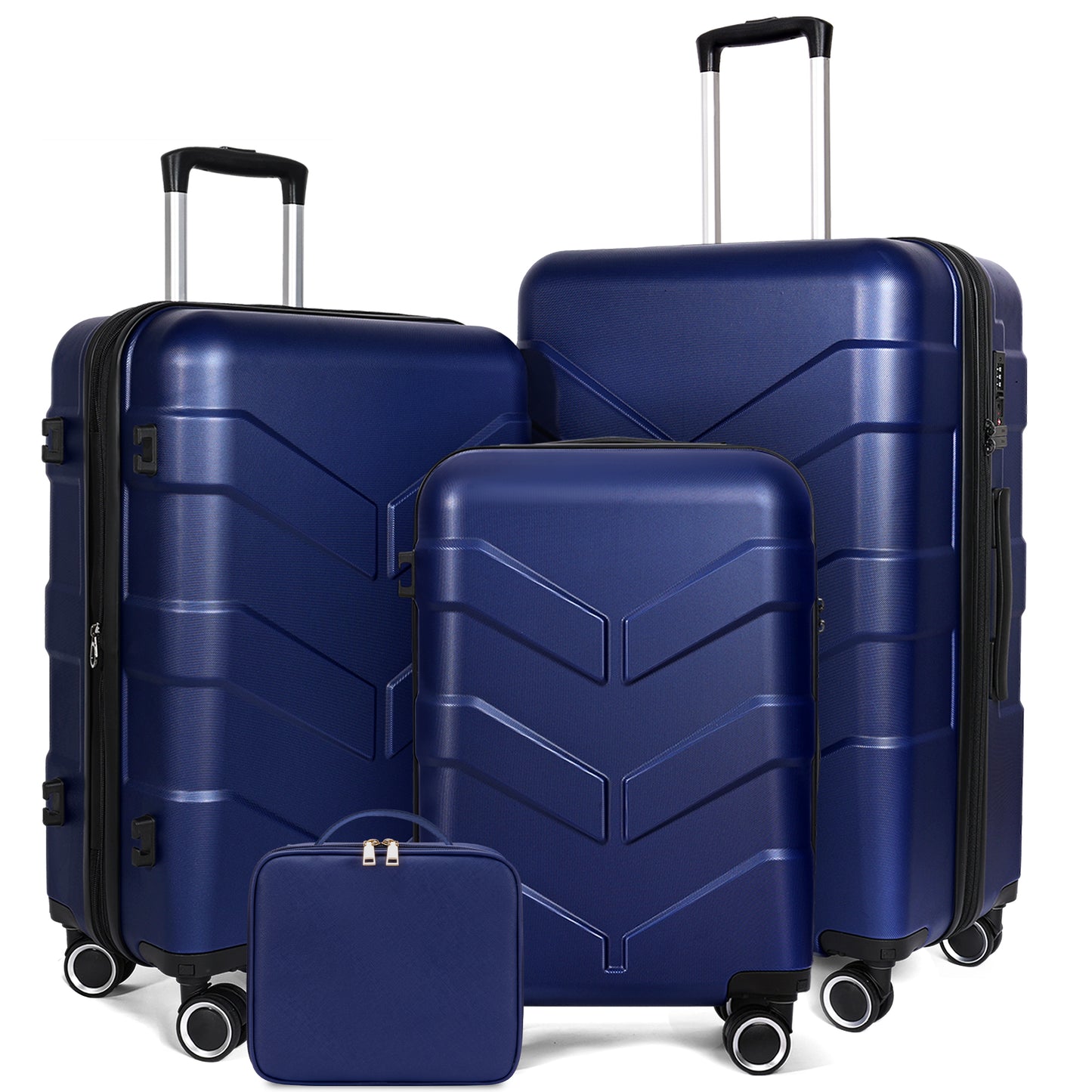 Luggage Sets 4 Piece Suitcase Set with Spinner Wheel