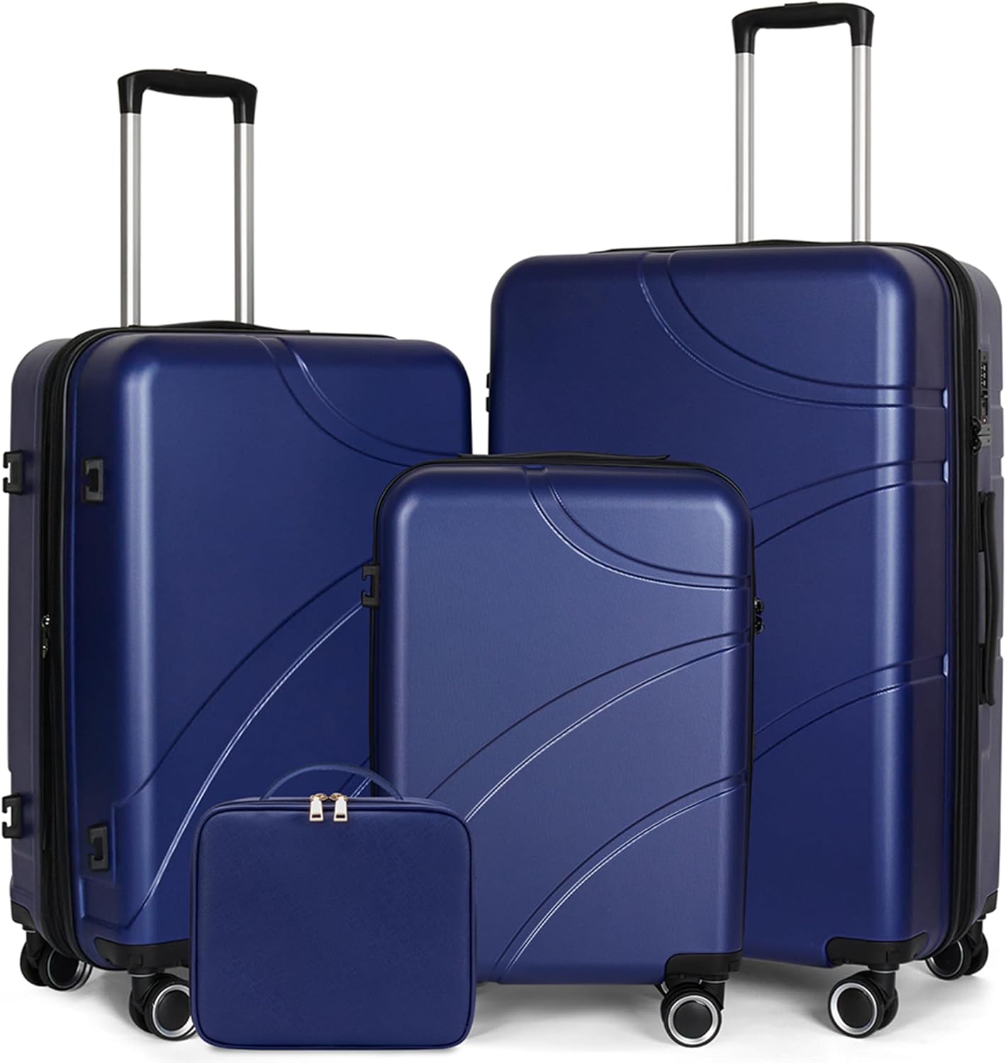 Luggage Sets 4 Piece Suitcase Set with Spinner Wheel