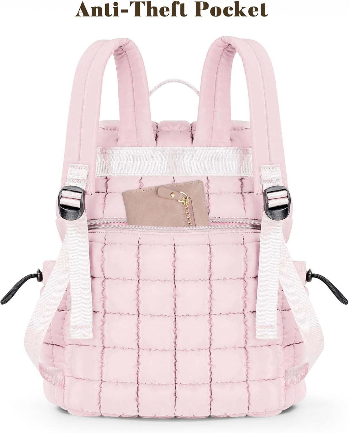 Backpack for Women - Lightweight Puffer Quilted Travel Backpack