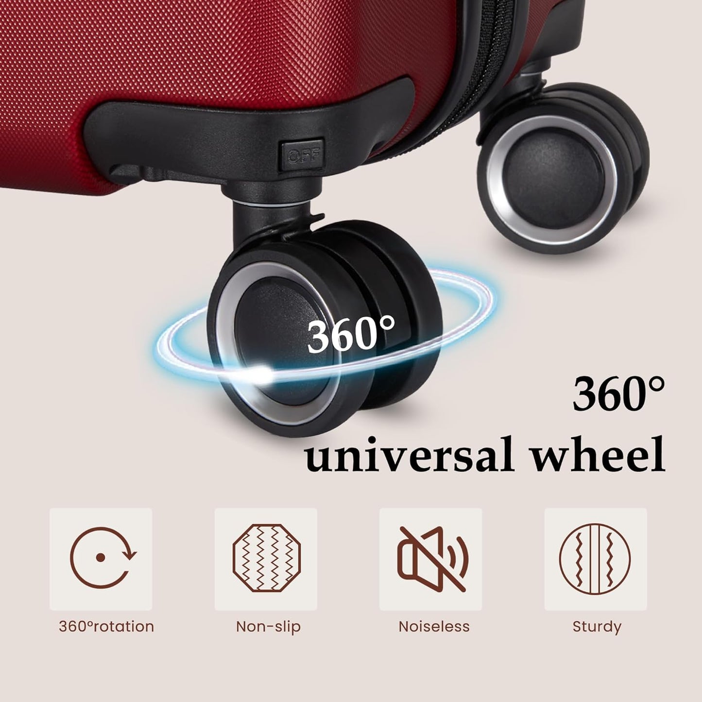 Luggage Sets 2 Piece Suitcase Set with Spinner Wheel