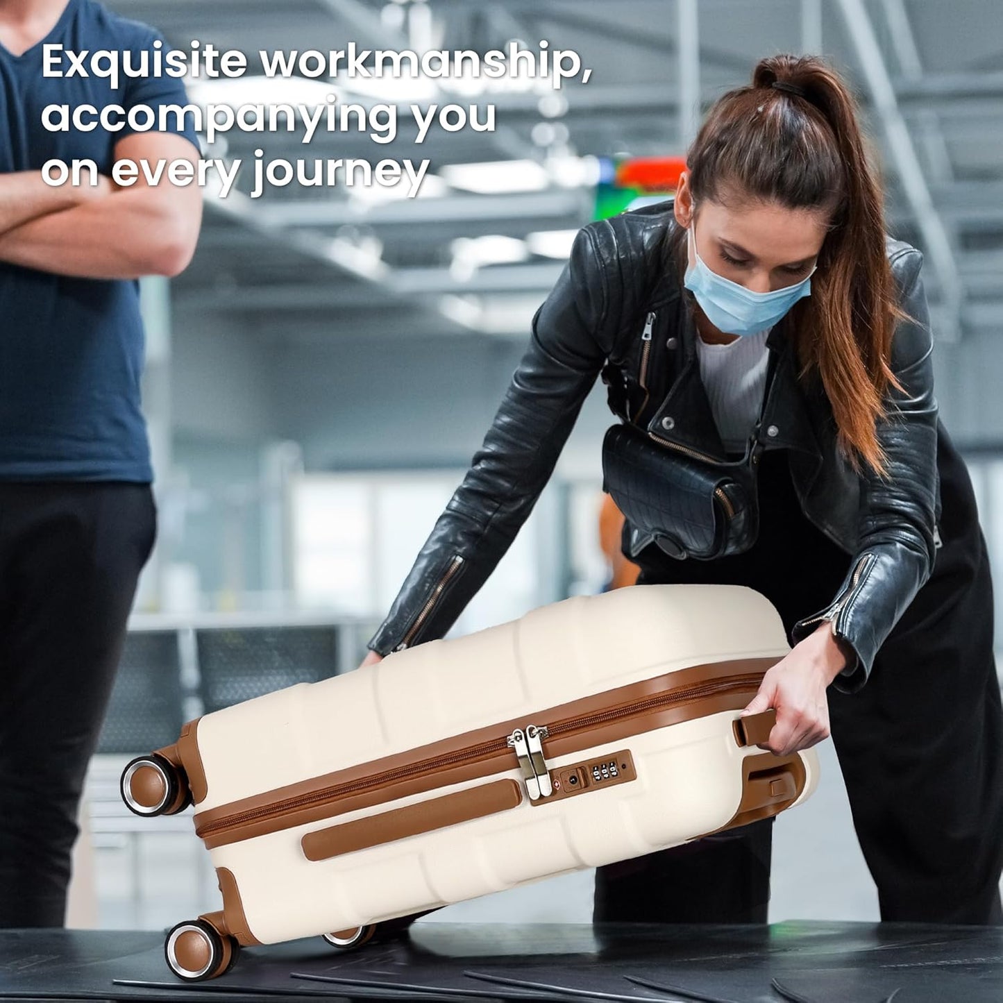 Luggage Sets 2 Piece Suitcase Set with Spinner Wheel