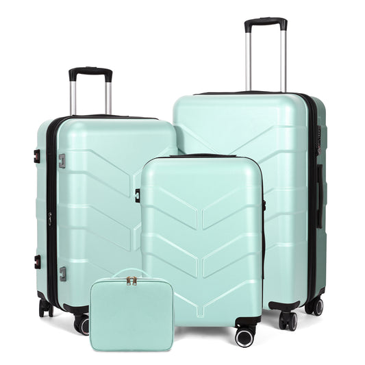 Luggage Sets 4 Piece Suitcase Set with Spinner Wheel