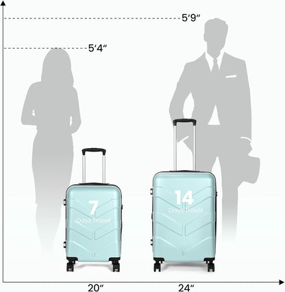 Luggage Sets 2 Piece Suitcase Set with Spinner Wheel