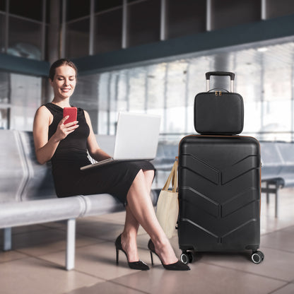 Luggage Sets 4 Piece Suitcase Set with Spinner Wheel