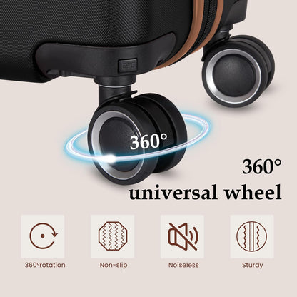 Luggage Sets 4 Piece Suitcase Set with Spinner Wheel