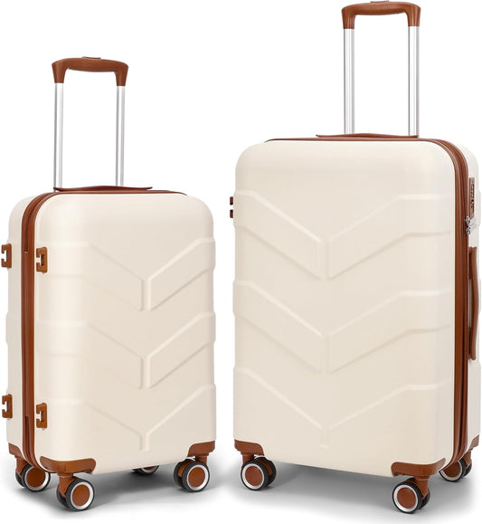 Luggage Sets 2 Piece Suitcase Set with Spinner Wheel