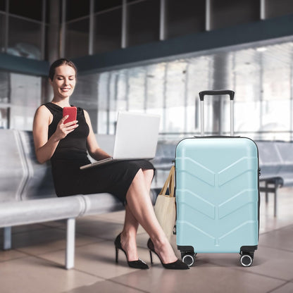 Luggage Sets 2 Piece Suitcase Set with Spinner Wheel