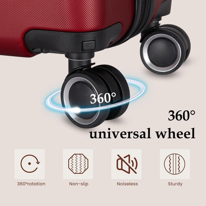 Luggage Sets 2 Piece Suitcase Set with Spinner Wheel