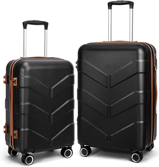 Luggage Sets 2 Piece Suitcase Set with Spinner Wheel