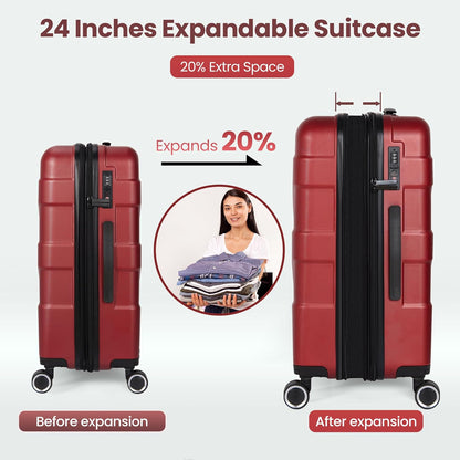 Luggage Sets 2 Piece Suitcase Set with Spinner Wheel