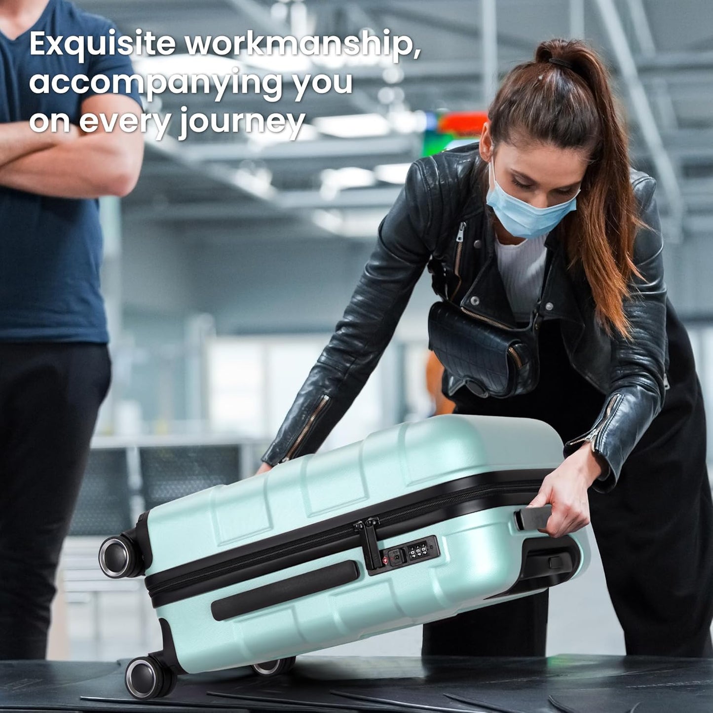 Luggage Sets 2 Piece Suitcase Set with Spinner Wheel